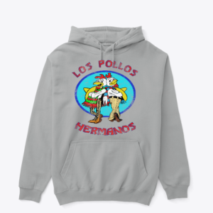 Los Pollos Hermanos Eskitilmiş Hoodie Breaking Bad Gus Fring Tasarım Dizi | Oversize Hoodie | 100% Cotton