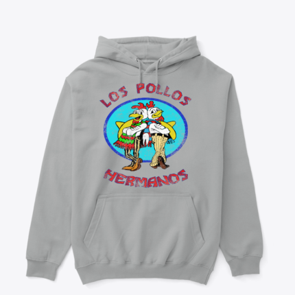 Los Pollos Hermanos Eskitilmiş Hoodie Breaking Bad Gus Fring Tasarım Dizi | Oversize Hoodie | 100% Cotton