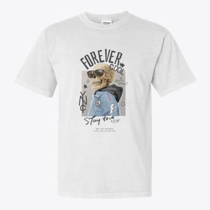 Forever Cool Skeleton | Unisex Basic Tişört