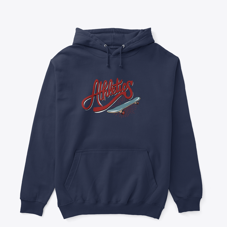 Clothing Mockup 44695 front 90’ların Sokak Ruhunu Yakala tasarımlı lacivert hoodie