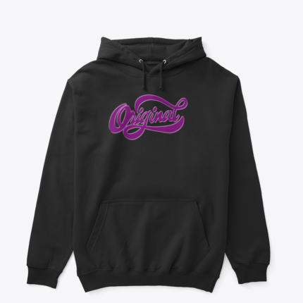 Çakmalara İnat Orijinal Duruş tasarımlı siyah hoodie