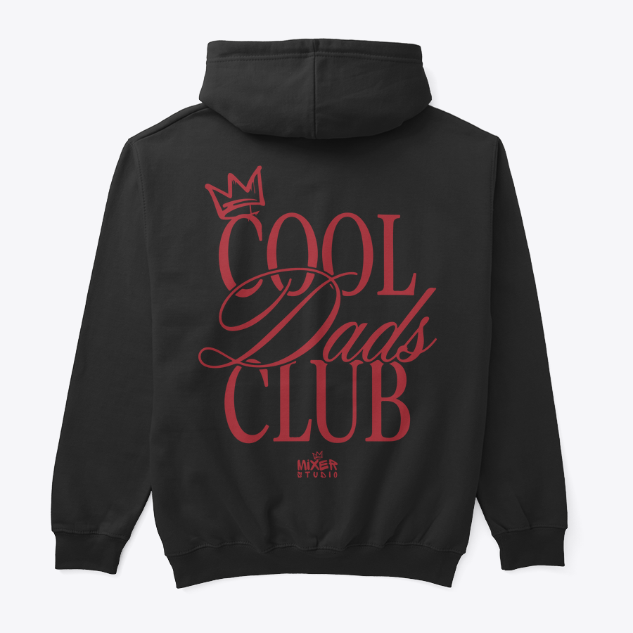 Clothing Mockup 44580 back Eş Hediyesi: Kulübün En Yeni Üyesine tasarımlı siyah hoodie, arka görünüm