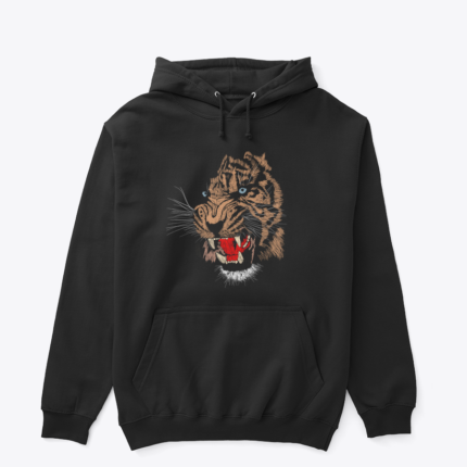 Gece Avcısı tasarımlı siyah hoodie