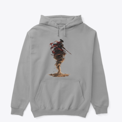 Samuray tasarımlı hoodie