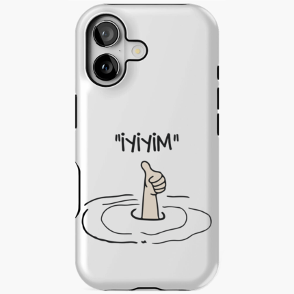 Dertler Boyumu Aştı Ama İyiyim tasarımlı telefon kılıfı