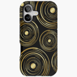 Phone Mockup 55064 front Golden Ripples tasarımlı telefon kılıfı