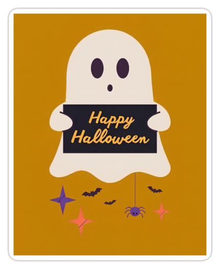 Happy Halloween sticker