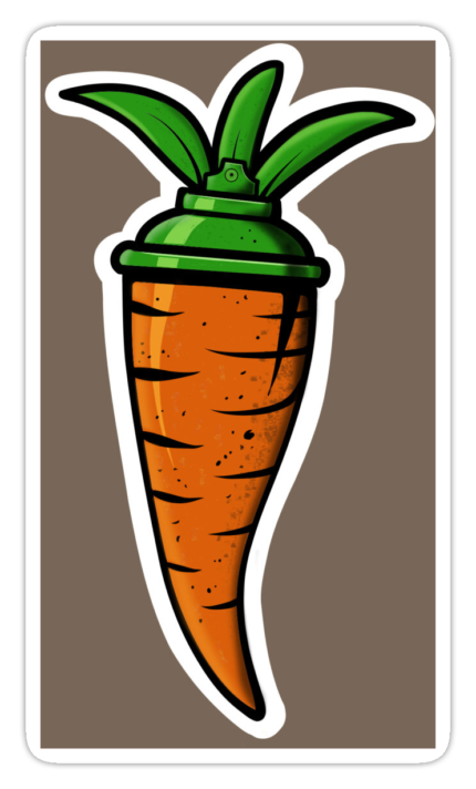 Havuç spray sticker