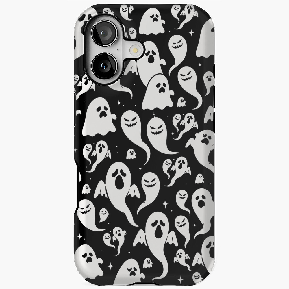 Phone Mockup 55814 front Hayalet Desenli Halloween Tasarımı tasarımlı telefon kılıfı