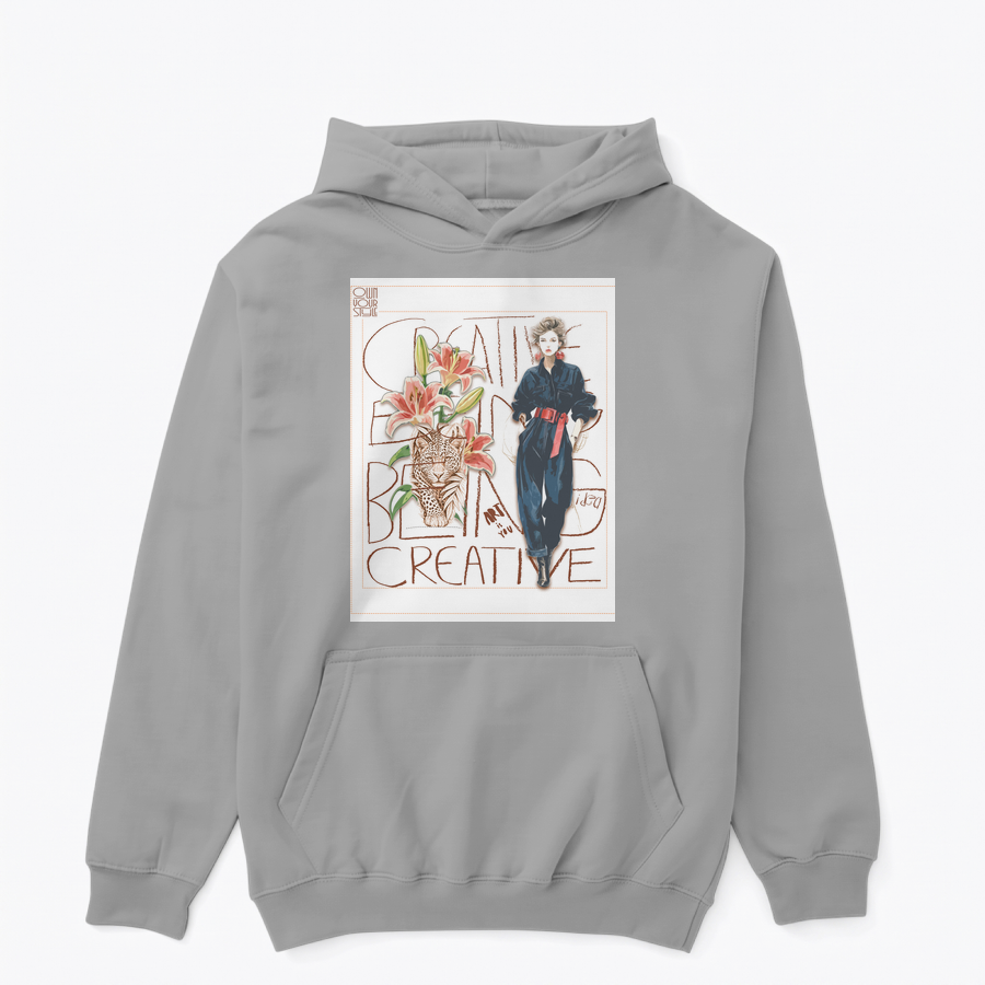 Clothing Mockup 56627 front leopardla yürüyen kız tasarımlı hoodie
