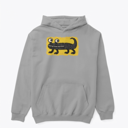 Little Croc Monster tasarımlı hoodie