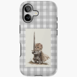 Phone Mockup 48494 front Minik Şövalye Kedi tasarımlı telefon kılıfı