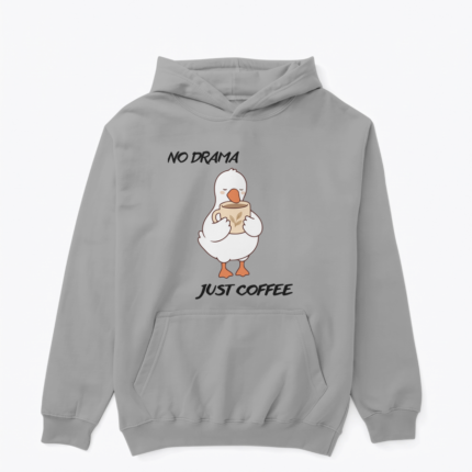 No Drama tasarımlı hoodie